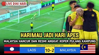 🔴GEMPARKAN ASEAN DINI HARI  LAOS U17 10 VS MALAYSIA U17 2  Asean Cup Qualifiers U17 2025 [upl. by Medeah]