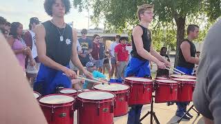 Santa Clara Vanguard Drumline 2024  San Antonio TX [upl. by Chiquia923]