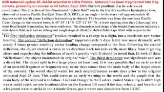 920 Asteroid has been split in two by rockets 1st piece on course to sighthit before Sept 25 [upl. by Sherr]