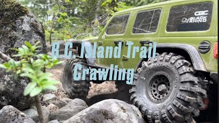 RC Trail Crawling Axial Scx6 Jeep crawling to the Bend and saying goodbye to the Ring and Pinion [upl. by Islehc]