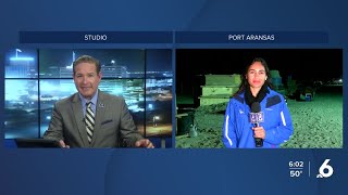 KRIS 6 Sunrise live from Sandfest 3 [upl. by Gilmer]