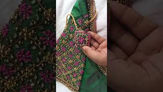 Normal needle tho magam work blouse chala simple ga easy ga  viral video trending video [upl. by Bahe]