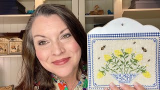 The Proper Stitcher Flosstube 128  Annie is Back with a Cross Stitch Update [upl. by Fernand]