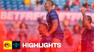 HIGHLIGHTS Catalans Dragons vs Hull KR  The Robins score eight tries against Catalans at Magic [upl. by Yoreel805]