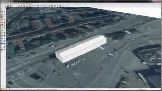 SketchUp  Terrain building height and building volumes [upl. by Goldi]