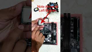 installing a Intel CPU into an Zebronics motherboard shorts [upl. by Hugh204]