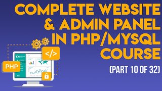 Complete Website amp Admin Panel in PHPMySQL 2019 pages  UrduHindi 10 of 32 [upl. by Kirred]