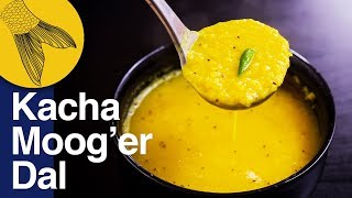 Kacha Moong Dal Recipe—Quick amp Easy Bengali Dal Recipe for the Hot Summers [upl. by Munniks]