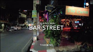 Chiang Mai Bar Street Loi Kroh Road 2024 View Walk Thailand Nightlife [upl. by River]