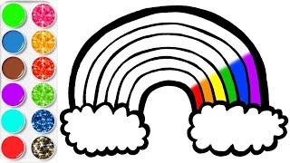 APPRENDRE À DESSINER ET COLORIER UN ARCENCIEL vidéo éducative amp Planète coloriage [upl. by Buchbinder]