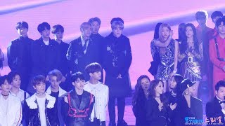 181225 방탄소년단 BTS 블랙핑크 BLAKCPINK 오프닝 OPENING 직캠 by Spinel [upl. by Jaime257]