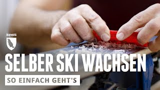 Selber Ski wachsen in 10 Minuten  wir wachsen uns einen [upl. by Handler]