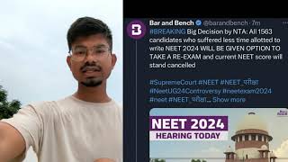 RE NEET CONFIRMED 😳 RE NEET ON 23 JUNE🧐 neet2024 reneet neetscam ntanet nta pw viral [upl. by Gnous72]