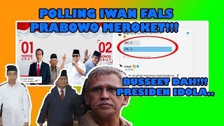 BUSSEET  IWAN FALS BIKIN POLLING PASKA DEBAT  JOKMIN NUKIK KECEKIK INDONESIAMENANG 2019GP [upl. by Arbas]