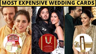 Mukesh Ambani And Nita Ambani Children Most Expensive Wedding Cards Anant Ambani Isha Ambani Akas [upl. by Ahsinahs133]