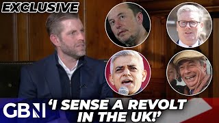 EXCLUSIVE Eric Trump Delivers Scathing Verdict on Labour Sadiq Khan Farmers and Free Speech [upl. by Anilag325]