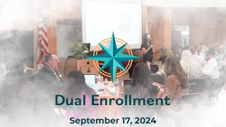 Dual Enrollment Community of Practice Event  September 17 2024 [upl. by Anizor54]