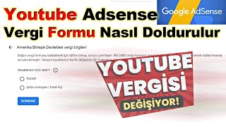 Adsense Vergi Formu Nasıl Doldurulur  Abd Vergi Formu Doldurma  Youtube Vergi Formu 2025 [upl. by Anitniuq]