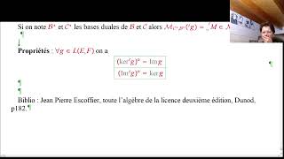 Agrégation interne math  préparation leçon 109  Formes linéaires hyperplans dualité [upl. by Stacey785]