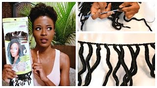 Turn Crochet Braids Into A Weave Perfect For Faux Locs Twists amp Kinky Curls [upl. by Padriac]