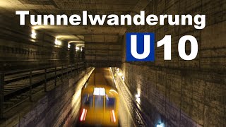 U Bahn Berlin  U10 Tunnelwanderung  CII Sonderfahrt [upl. by Rj39]