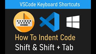 VSCode Keyboard Shortcut How to Indent Multiple Lines How to Change Iindentation [upl. by Oidacra453]