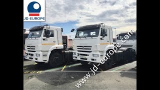 NEW KAMAZ 6460 21 Restyled cab 6X4 CAMION JD EUROPE Export mondialement du port dAnvers Belgique [upl. by Meade723]