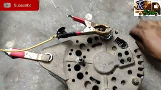 How to check 24 volt AlternatorEicher bs 4  without testing devicefull details [upl. by Scherman]