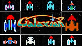 Galaxian🚀1979 Versions ComparisonPORTS U MAY HAVE NOT SEENHD60FPS [upl. by Eilegna]