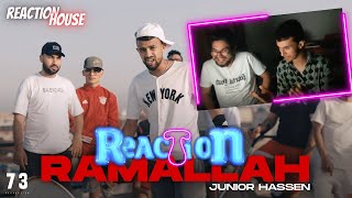 Reaction  Junior Hassen  Ramallah  رام الله Official Music Video [upl. by Ahsoem996]