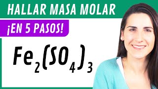 Hallar MASA MOLECULAR o Masa MOLAR ⚖ En 5 PASOS 🖐 [upl. by Adnema]