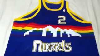 ThrowBacKing quotReal Dealquot Alex English Nuggets MampN Jersey [upl. by Didi606]