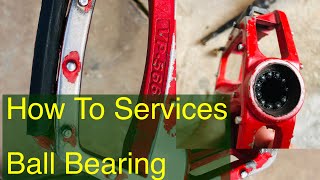 How to Service Ball Bearing VP 566 Pedal By MrSam From Sam Bicycle Shop [upl. by Bridgette]