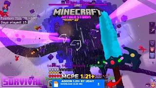 Wither Storm Addon 121 120 – MCPEBedrock Mod  Uday Gaming [upl. by Akeenat]