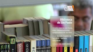 Biblioteca de São Paulo Indica  TV Gazeta [upl. by Shirl33]