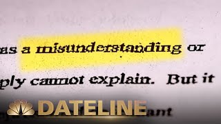 A Misunderstanding Episode 5  Conviction  Dateline NBC [upl. by Dougald]