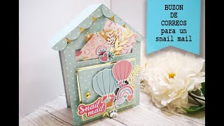 BUZON DE CORREO PARA UN SNAIL MAIL o correo bonito TUTORIAL DIV [upl. by Akimot]