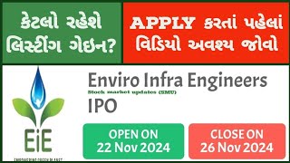 enviro infra engineers ipo  enviro infra engineers ipo news  enviro infra engineers ipo gmp [upl. by Akiehs]