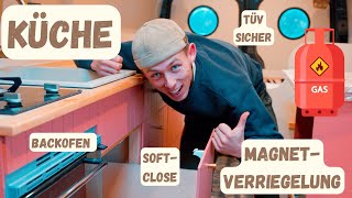 DIY VANAUSBAU I Vollwertige KÜCHE mit Gasbackofen [upl. by Nyberg]