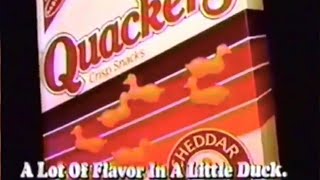 Nabisco Quacker crackers commercial from 1987 [upl. by Neelear17]