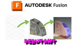 Utilisation de fusion 360 pour faire une boite de rangement pour grand débutant pas à pas tuto [upl. by Alik16]