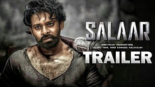 SALAAR Official Trailer  Prabhas  Shruti Hassan  Prashanth Neel [upl. by Kciredorb249]