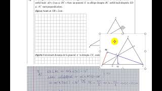 În figura alăturată este reprezentat triunghiul echilateral ABC Punctul D se află pe latura AC [upl. by Tacy]