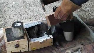 Metal Casting at Home Part 24 Solving a Mould problem [upl. by Suivatco788]