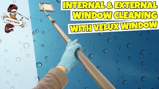 Internal amp External Window Cleaning With Velux’s [upl. by Alvinia]