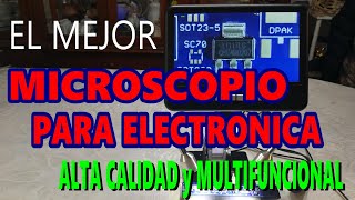 ✅ EL MEJOR MICROSCOPIO DIGITAL PARA TU LABORATORIO DE ELECTRONICA AMPLIA PANTALLA y ALTA DEFINICION [upl. by Aleira]