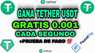 💥GANA TETHER USDT GRATIS CADA SEGUNDO😱 2021  PRUEBA DE PAGO💯💢💥 alberto swart [upl. by Roumell]