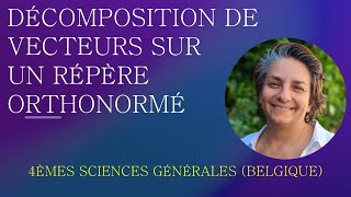 Physique Secondaire  Décomposition de vecteurs sur un répère orthonormé [upl. by Camilla]