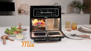 Multi Zone Air Fryer Oven  4 foods at once [upl. by Dalpe]