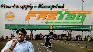 exempted fastag for disabledexempted fastag online applicationJDR Infotainment [upl. by Aisinut]